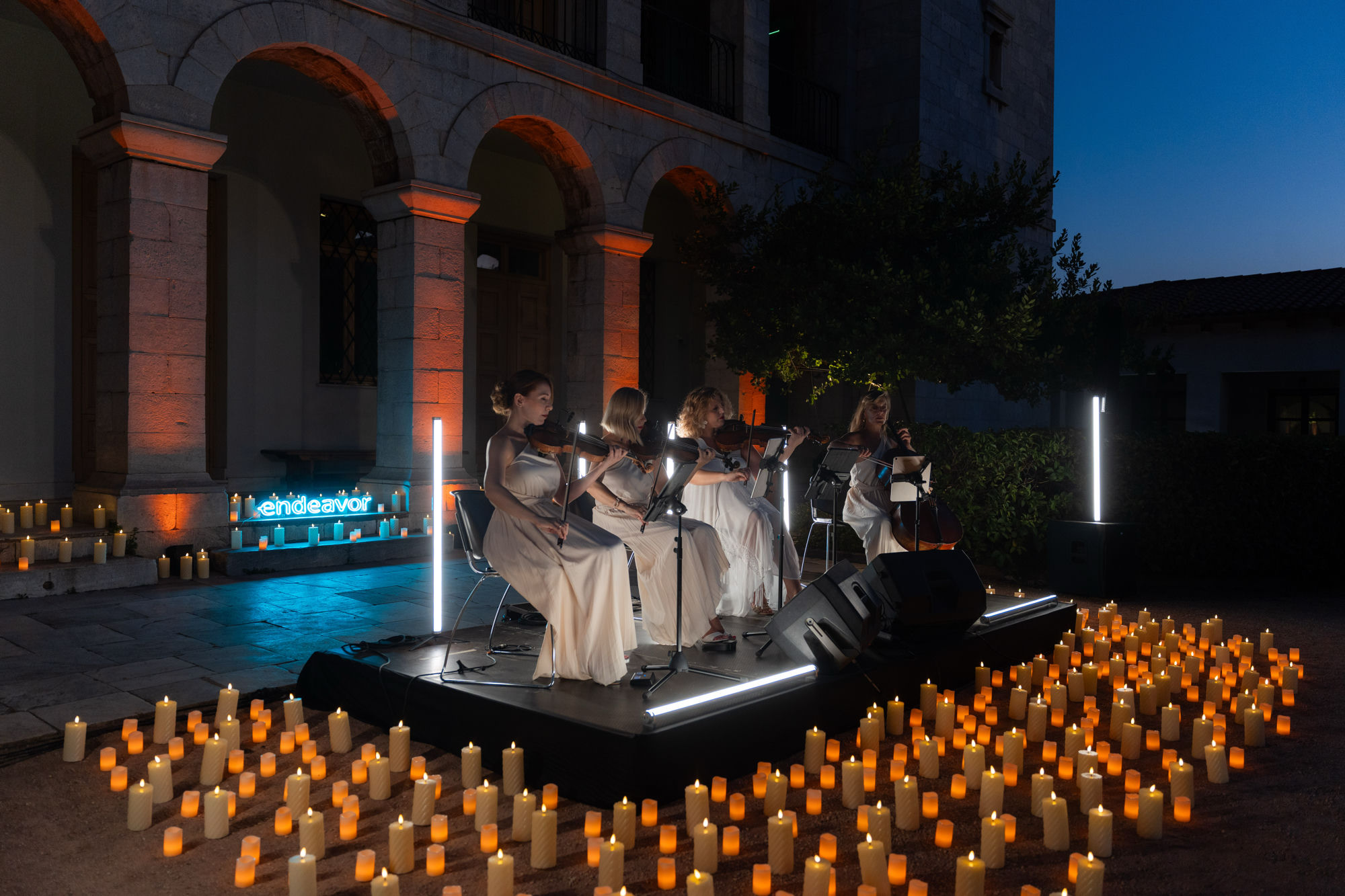 Candlelit evening at the Athens International Selection Panel